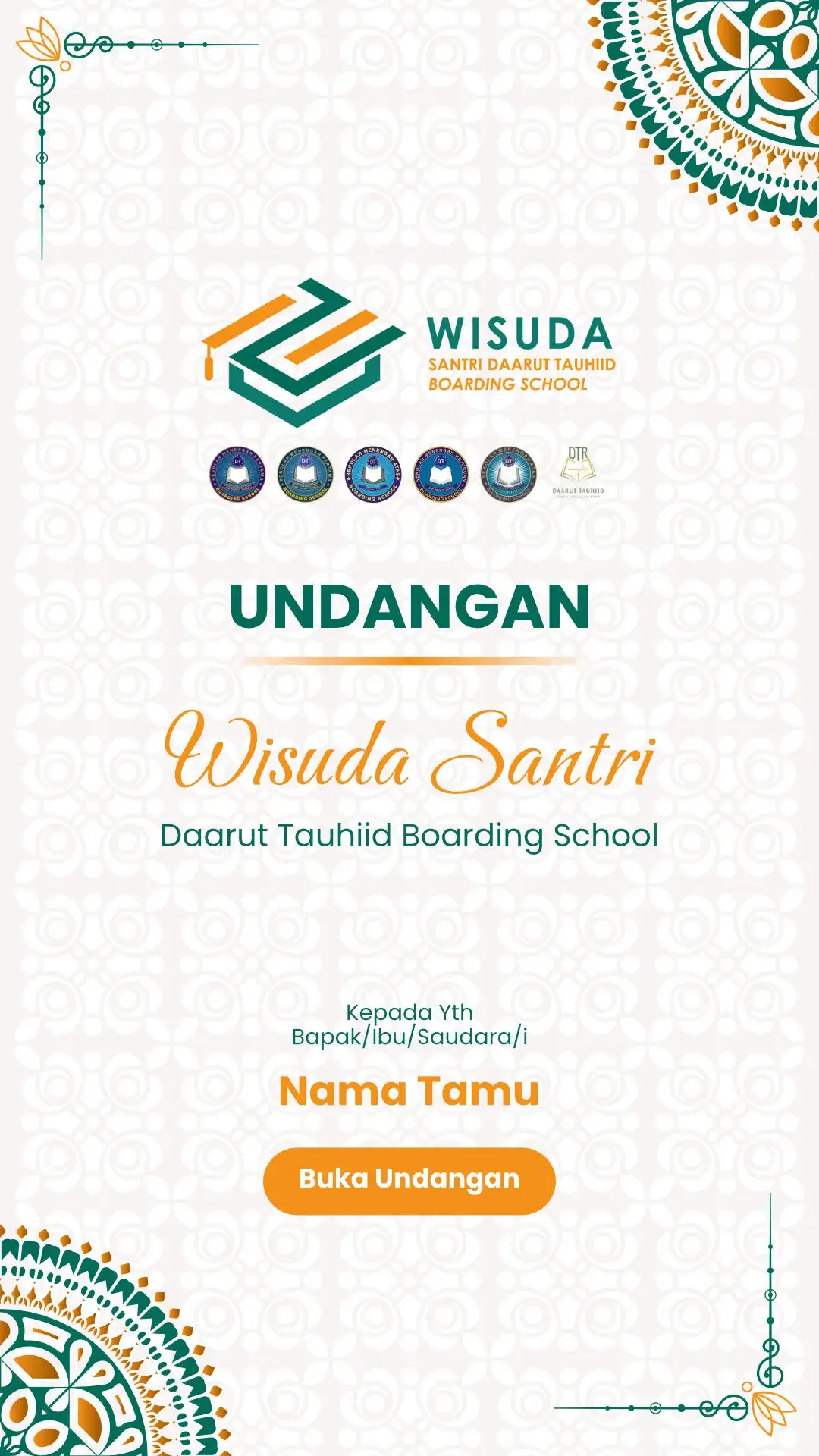 School & Graduation - Mandala Green