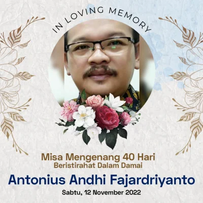 portfolio-school & graduation - Misa 40 hari Antonius Andhi Fajardriyanto