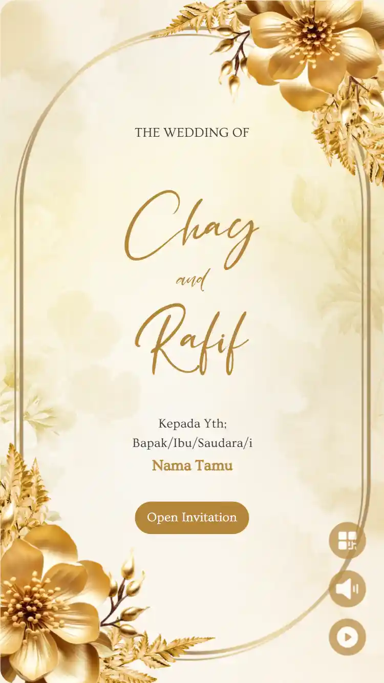 wedding - Golden Watercolor
