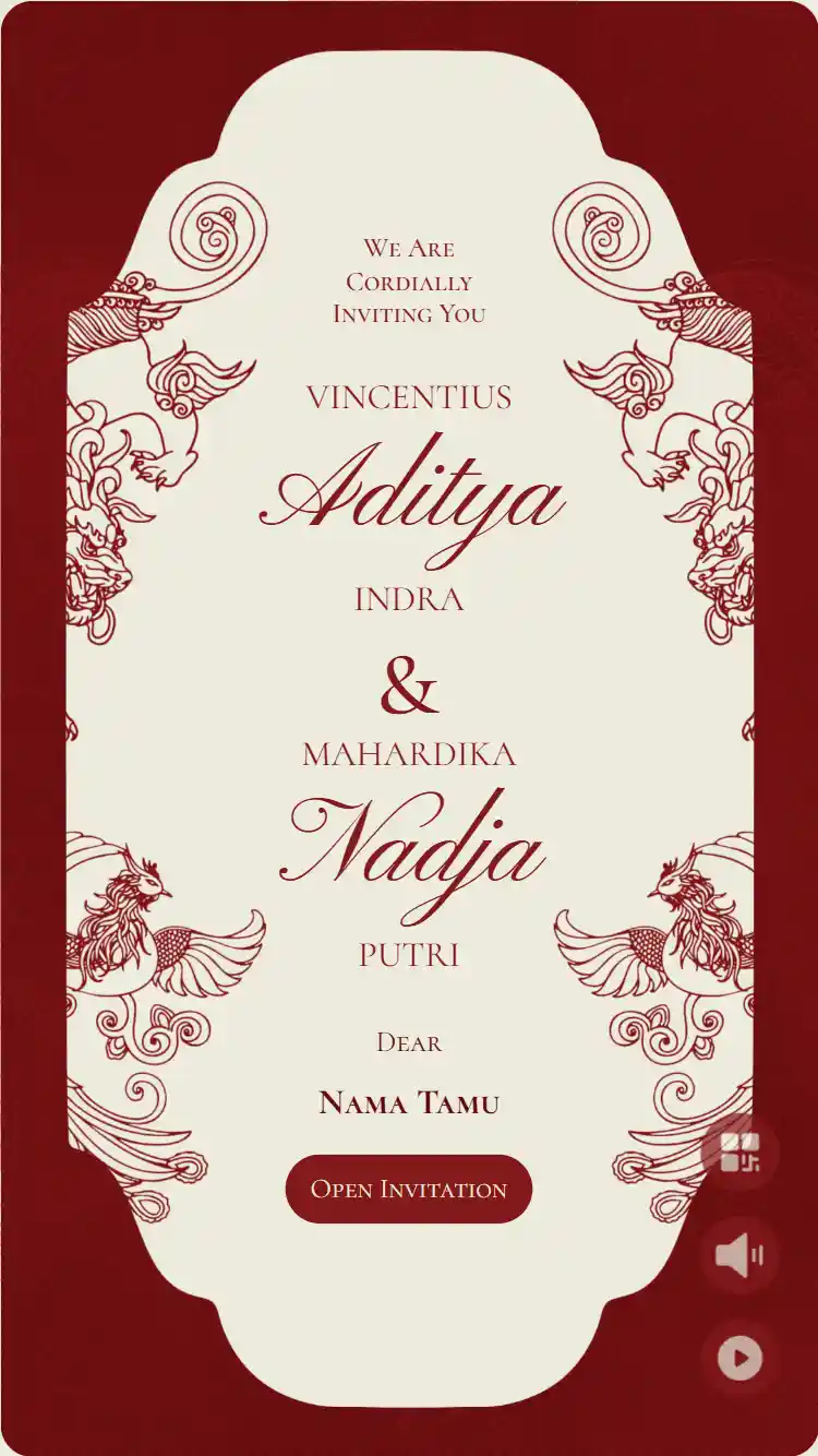 wedding - Red Beige